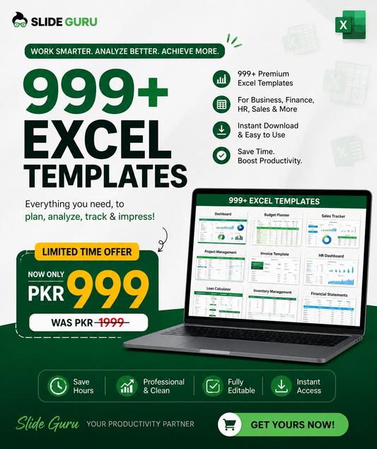 999+ Excel Templates Bundle